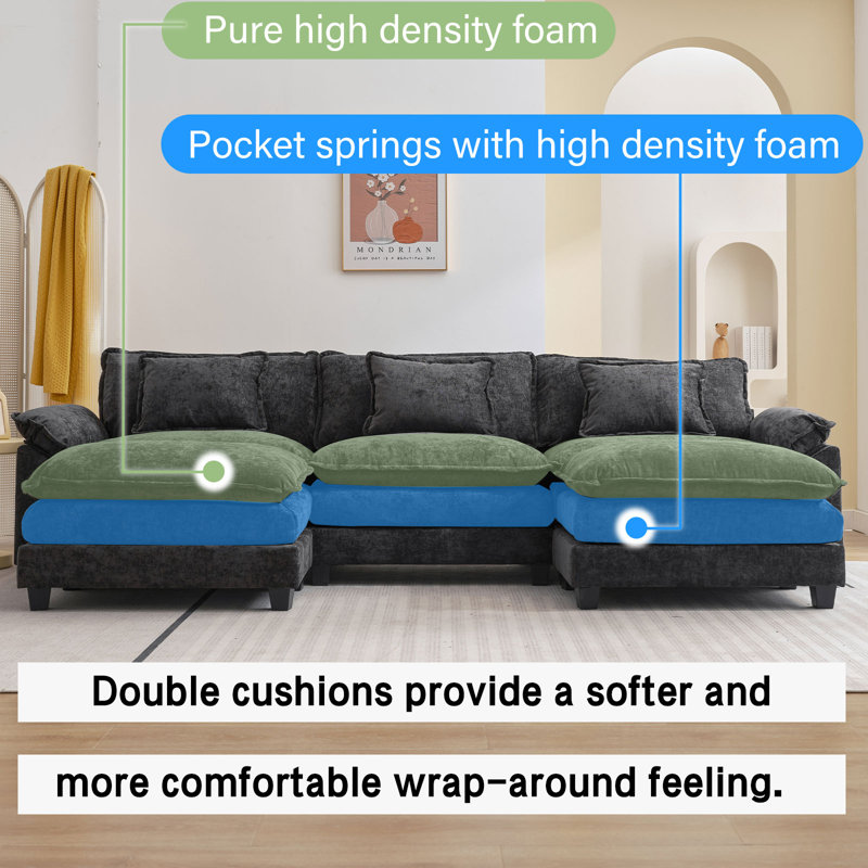Comfortable u shaped sectional discount
